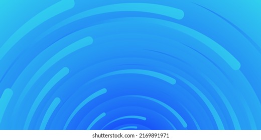 Blue modern dynamic shapes background for banner template. Technology background concept. Minimal futuristic style