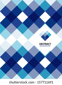 Blue modern geometrical abstract background