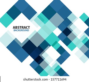 Blue modern geometrical abstract background