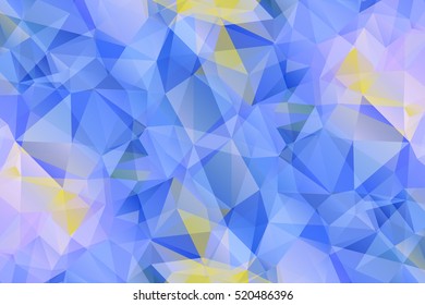Blue modern geometrical abstract background. Triangular backdrop. Bright wallpaper. geometric texture. colorful pattern. creative concept. vector illustration for booklet, cover, magazine, banner
