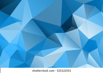 Blue modern geometrical abstract background. Triangular backdrop. Bright wallpaper. geometric texture. colorful pattern. creative concept. vector illustration for booklet, cover, magazine, banner