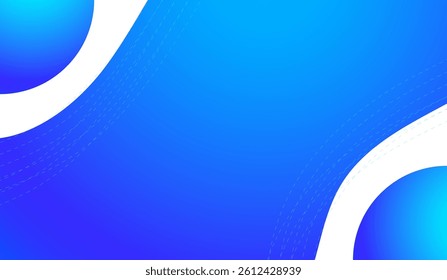 Blue Modern Shape Abstract Background