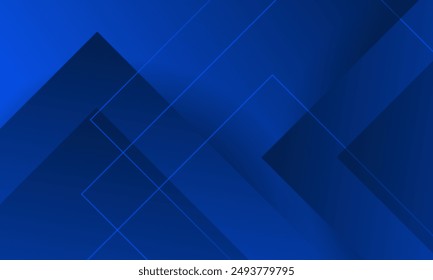 blue modern square tiles with lines and shinny light hi technology abstract background