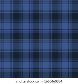 Blue modern tartan plaid Scottish seamless pattern.Texture from tartan, plaid, tablecloths, clothes, shirts, dresses, paper, bedding, blankets and other textile products.