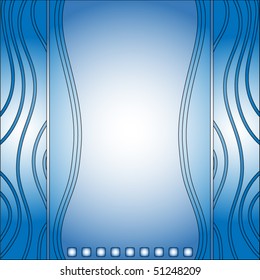 Blue modern vector background