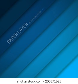 blue modern vector background overlap multi paper lighting square for text and message website design