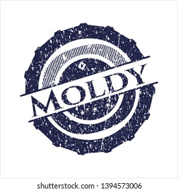 Blue Moldy distressed rubber texture