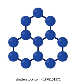 blue molecular sieve on background