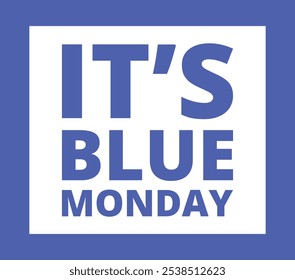 Elemento de Plantilla de diseño de lunes azul