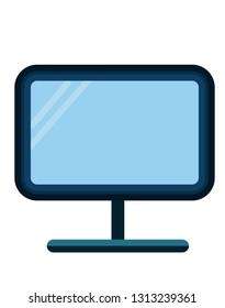 blue monitor icon to site 