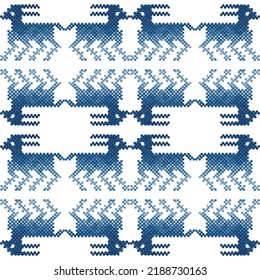 El punto de polka decorativo monocromo azul gira sobre fondo blanco. Textura vectorial abstracta regular sin fisuras para la decoración del hogar, papel pintado y tela de moda.