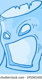 Blue monster