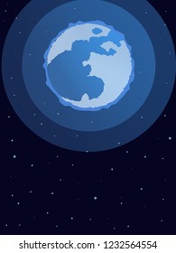blue moon, night