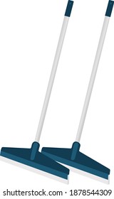 Blaue Schleifen, Illustration, Vektorgrafik auf weißem Hintergrund