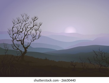 Blue morning