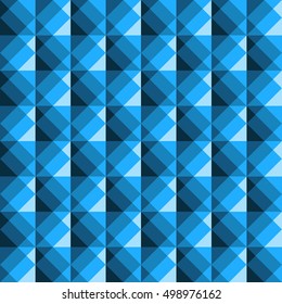 blue mosaic art.abstract geometric pattern of blue shade.abstract square pattern background