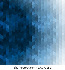 Blue Mosaic Background