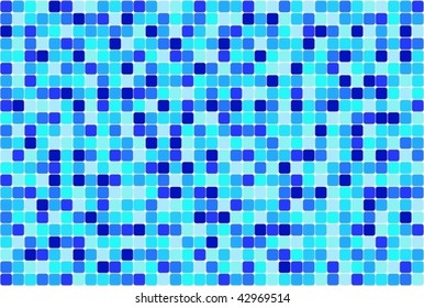 Blue mosaic background