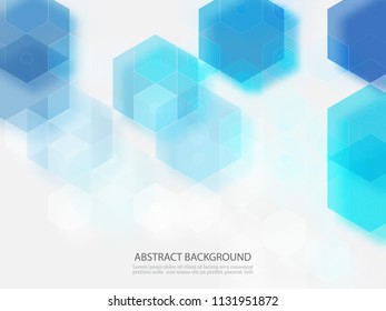 Blue Mosaic Background. Medicine background.Creative design pattern.