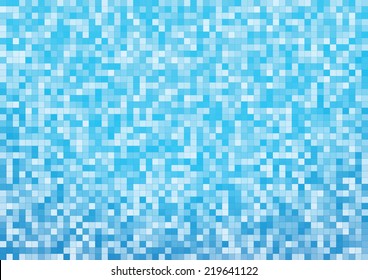 Blue Mosaic Background size A4