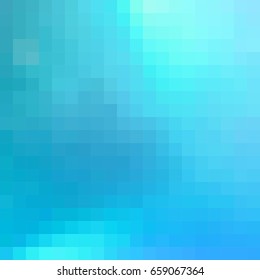 Blue mosaic background. Vector business design template. Abstract geometric banner.
