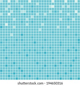 blue mosaic background, vector and illustration.
