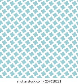 Blue mosaic pattern background with blue, tribal pattern