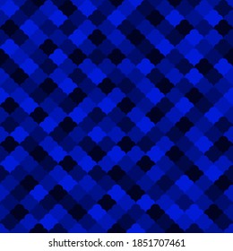 blue mosaic repetitive background. abstract geometric shapes. vector seamless pattern. fabric swatch. wrapping paper. classic ornament. modern stylish texture. design element for apparel, home decor