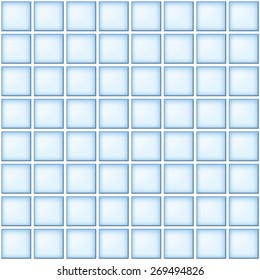 blue mosaic tiles texture with white filling