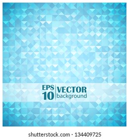 Blue mosaic vector background
