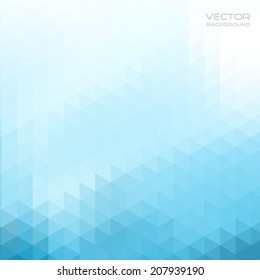 blue mosaic vector illustration. 
