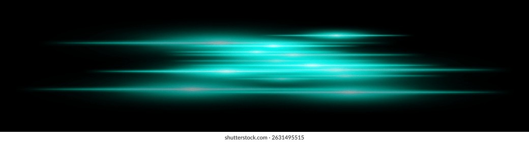 Rayas azules de movimiento. Líneas borrosas brillantes con una luz suave estallan sobre fondo negro, creando la ilusión de movimiento y profundidad. Ideal para la velocidad, ciencia ficción, tecnología, efectos de energía.