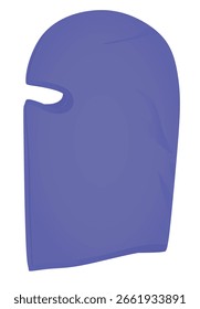 Gorra de moto azul. Ilustración vectorial	