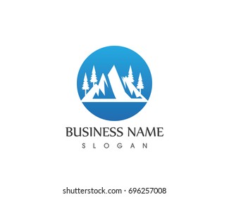 Blue Mountain Logo Design