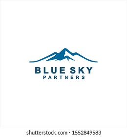 Blue Mountain Logo Design idea