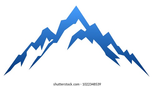 Blue mountain – vector