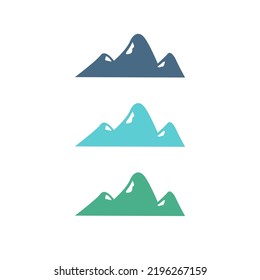Blue Mountains Logo Set Perfect Adventure Stock Vector (Royalty Free ...