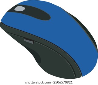 blue mouse vector suitable for logo or character with mouse object