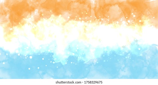 Color de fondo azul multicolor. Color de agua azul multicolor. Fondo de color de agua. Color de fondo azul multicolor. Abstracto color de salpicadura azul multicolor sobre fondo blanco.