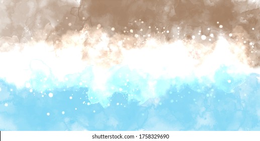 Color de fondo azul multicolor. Color de agua azul multicolor. Fondo de color de agua. Color de fondo azul multicolor. Abstracto color de salpicadura azul multicolor sobre fondo blanco.