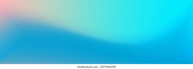 Blaues mehrfarbiges Wavy Gradient Mesh. Rainbow Natural Wavy Gradient Mesh. Leerer, trendiger Hintergrund. Sea Indigo Modern Design Hintergrund. Illustration der lebendigen, unscharfen Textur des Ozeans.