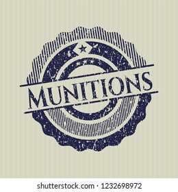 Blue Munitions with rubber seal texture