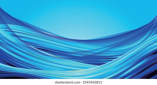 Blue Nami Japanese Pattern Background