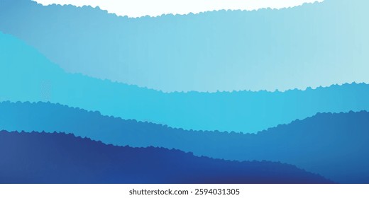 Blue Nami Japanese Pattern Background