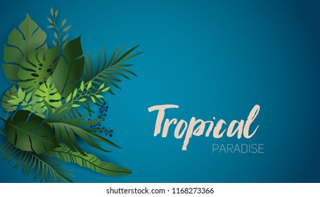 Blue nature background