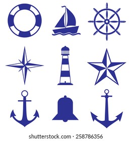 Blue Nautical Icons