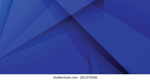 Fondo azul de la marina con franjas de línea y formas de superposición triangular. Fondo azul moderno para presentación corporativa, informe, banner, volante y más