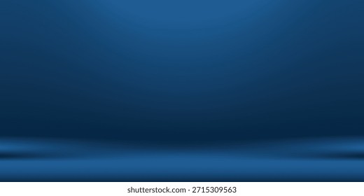 Fondo de estudio de color azul marino. abstracto moderno.