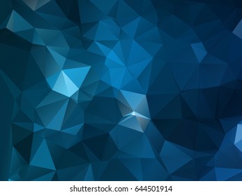Blue navy dark Polygonal Mosaic Background, Vector illustration, Creative Business Design Templates