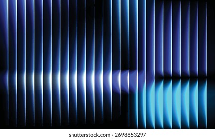 Azul y azul marino gradiente suave efecto de vidrio brillante Plantilla